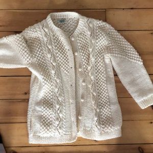 Irish wool Aran sweater